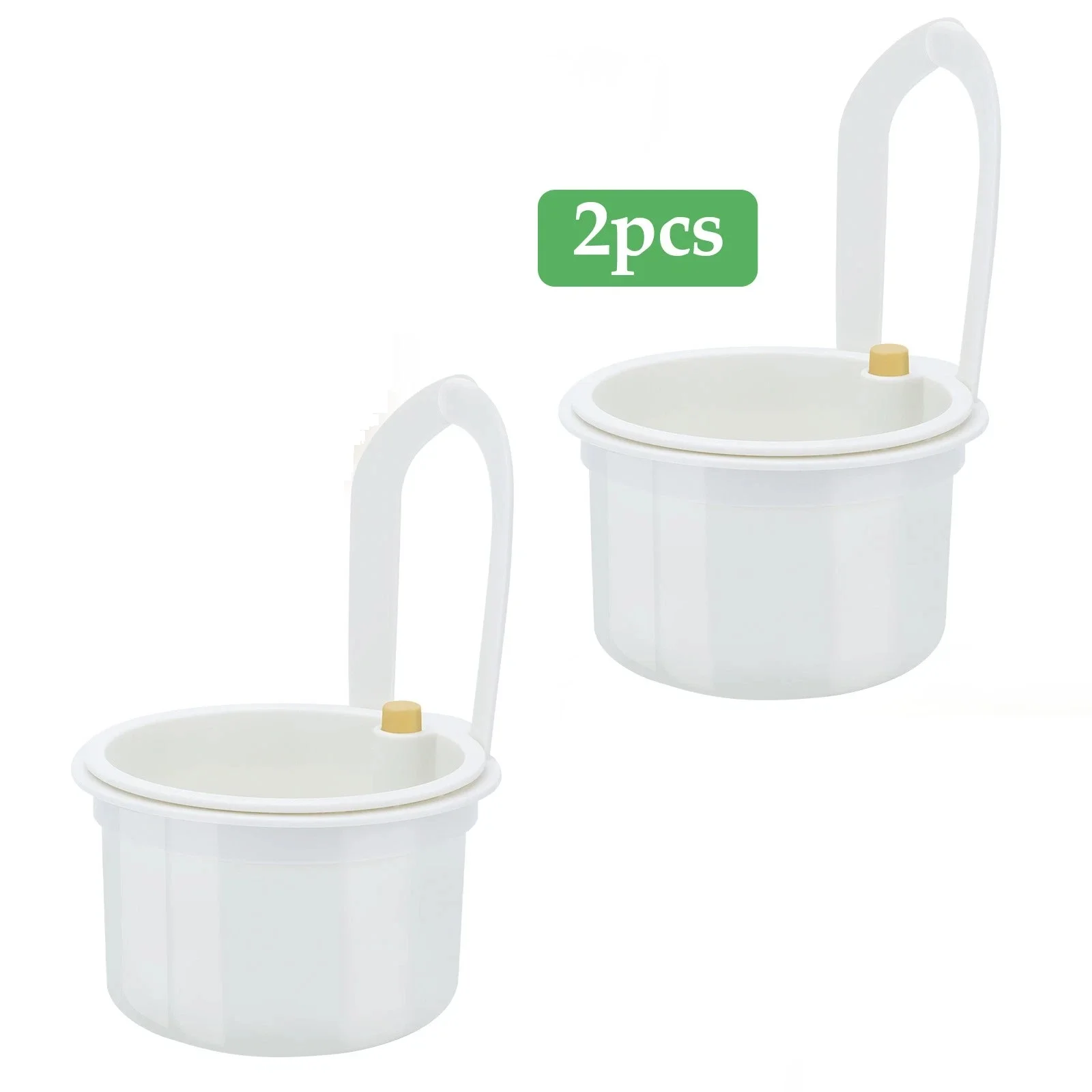 2-шт. Корзина с ситечком для кухонной раковины, подвесной автоматический сборщик остатков 
2-шт. Корзина с ситечком для кухонной раковины, подвесной автоматический сборщик остатков