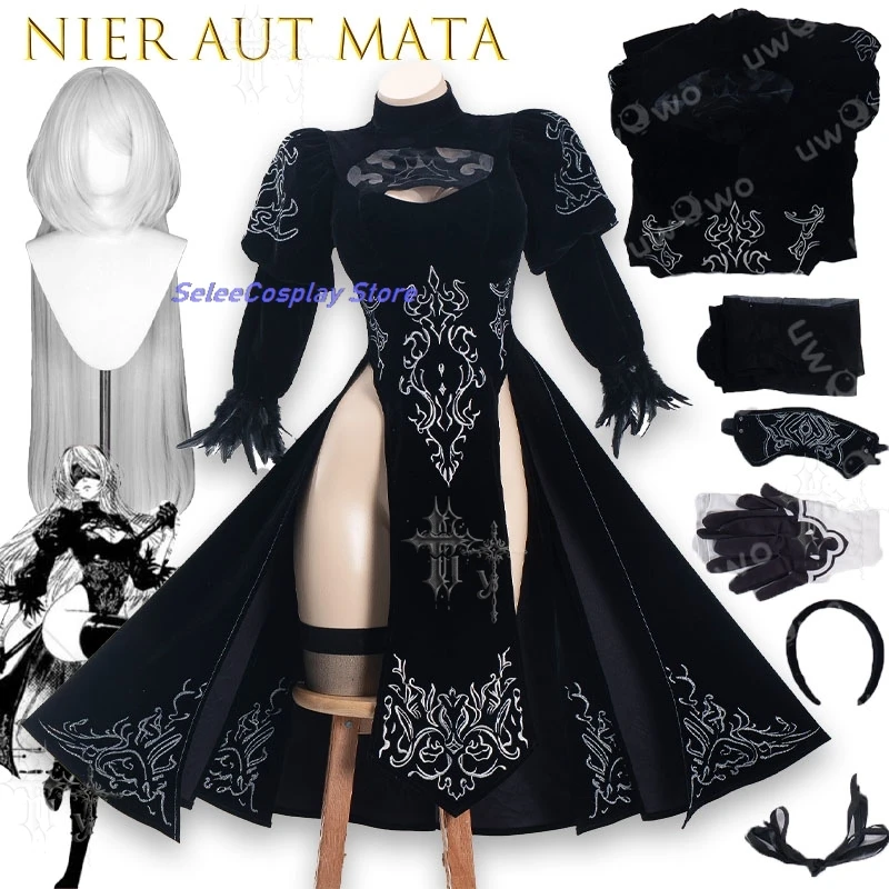 2B Cosplay Costume Uniform Halloween Party for Women Men Carnival Props Dress For Women Sexy Lolita Party Fanart Cosplay
2B Cosplay Costume Uniform Halloween Party for Women Men Carnival Props Dress For Women Sexy Lolita Party Fanart Cosplay