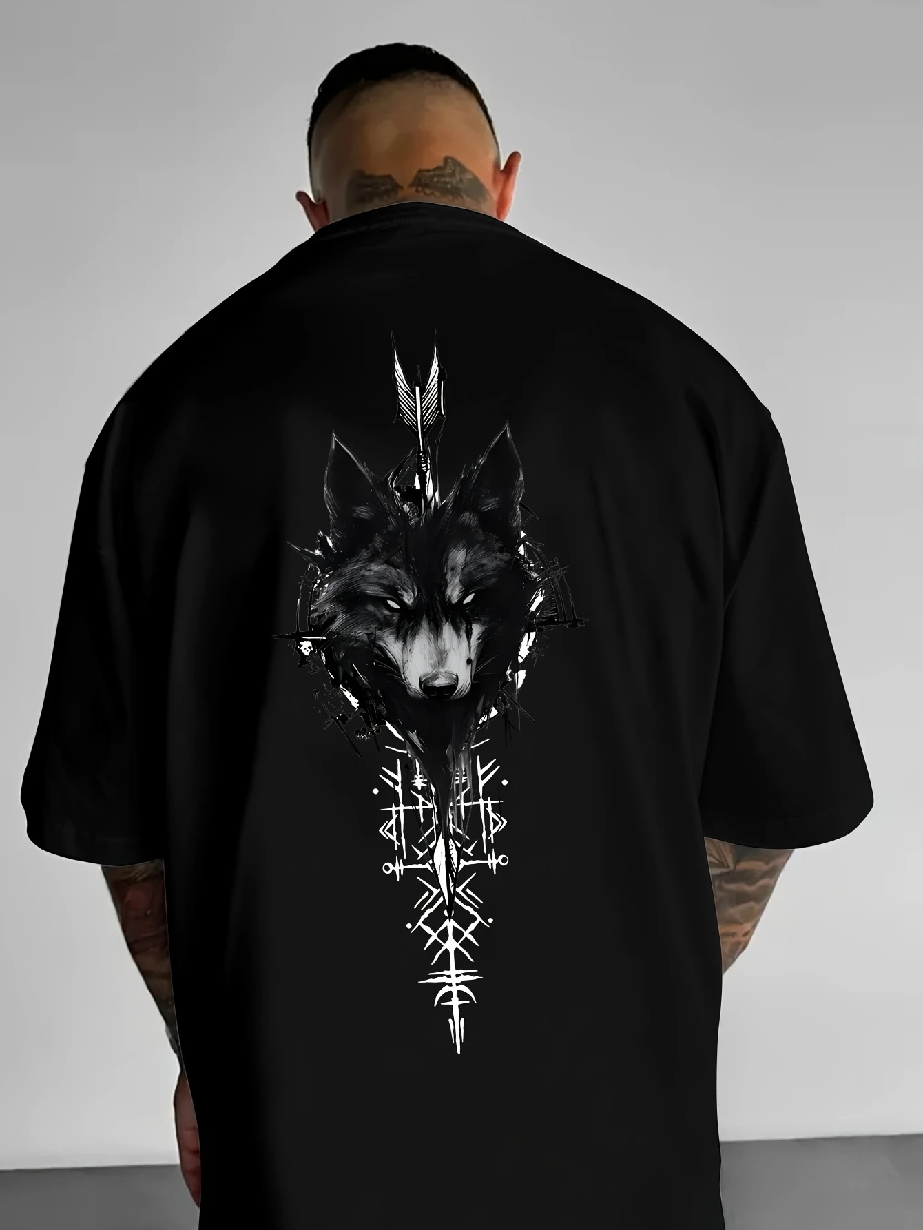 High-quality Men's Summer New Thick Pure Cotton T-shirt, with Printed Design, Stylish, Breathable, and Sweat-absorbing
High-quality Men's Summer New Thick Pure Cotton T-shirt, with Printed Design, Stylish, Breathable, and Sweat-absorbing