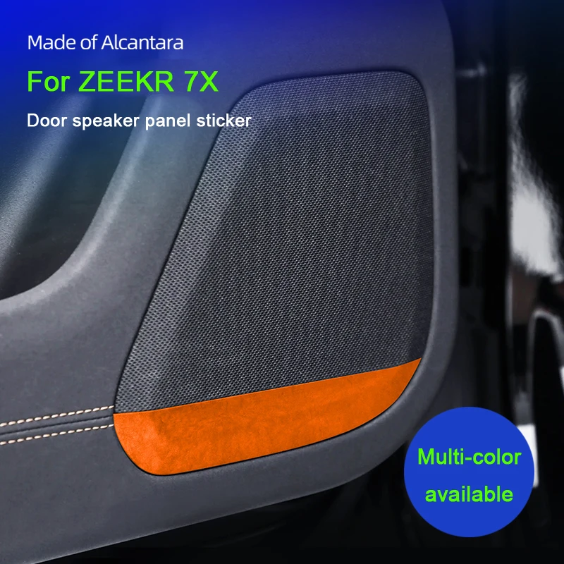 For ZEEKR 7X 2025, Interior Car Door Loudspeaker Alcantara Suede Horn Trim Decor Stickers Speaker Modified Auto Accessories
For ZEEKR 7X 2025, Interior Car Door Loudspeaker Alcantara Suede Horn Trim Decor Stickers Speaker Modified Auto Accessories