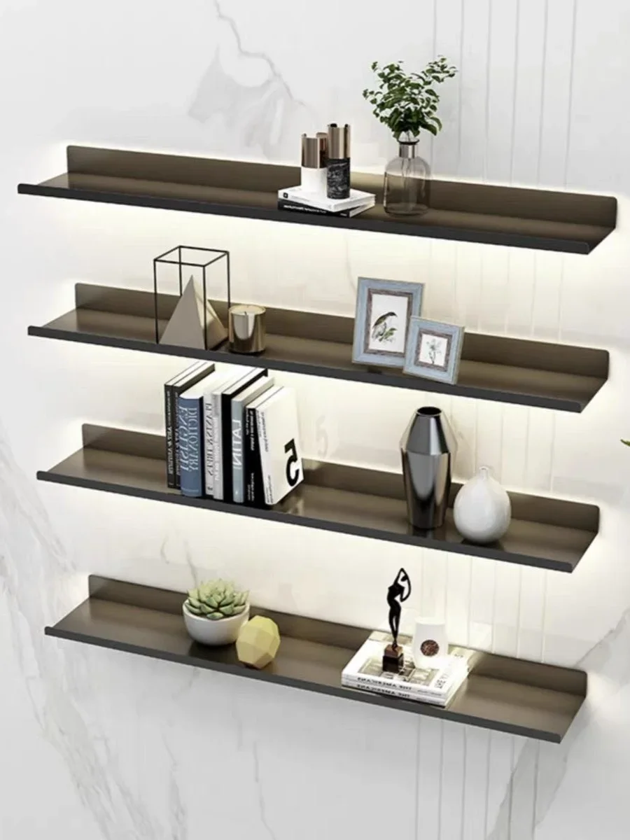 Luminous laminate LED shelf storage Wall-mounted wall display L-shaped shelf Bookshelf with light
Luminous laminate LED shelf storage Wall-mounted wall display L-shaped shelf Bookshelf with light