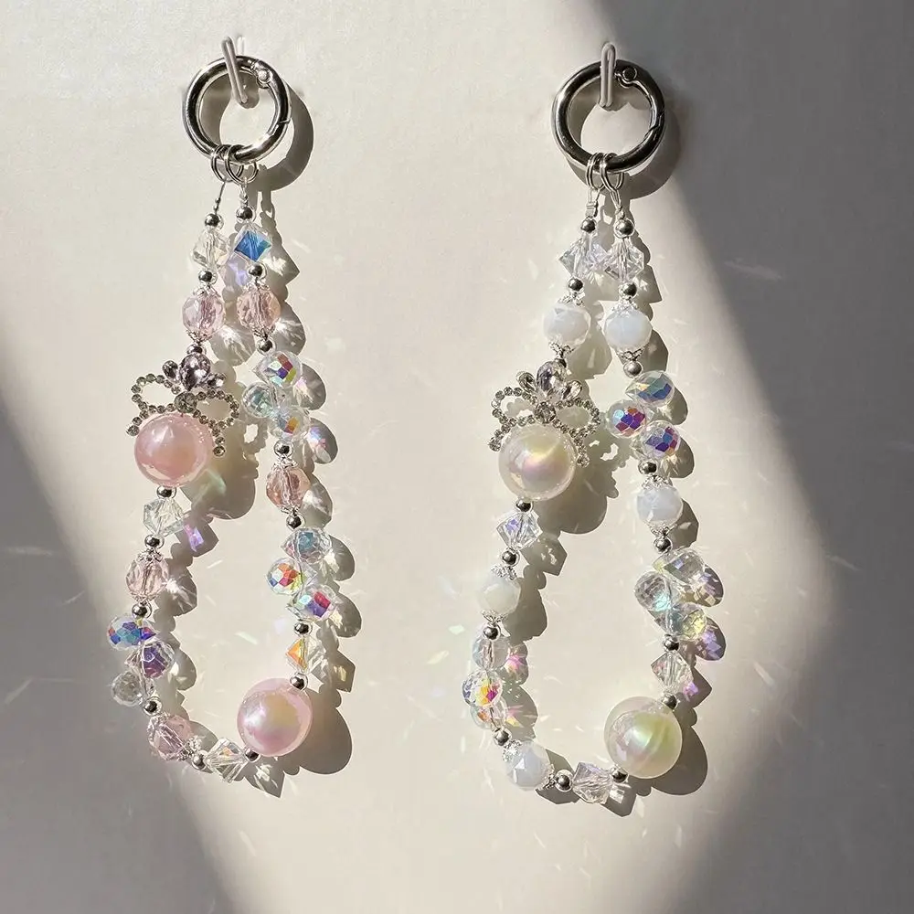 Crown Crystal Beads Anti Loss Lanyards Pearl Wrist Chain Short Colored Crystal Phone Strap Anti Loss Short Style
Crown Crystal Beads Anti Loss Lanyards Pearl Wrist Chain Short Colored Crystal Phone Strap Anti Loss Short Style