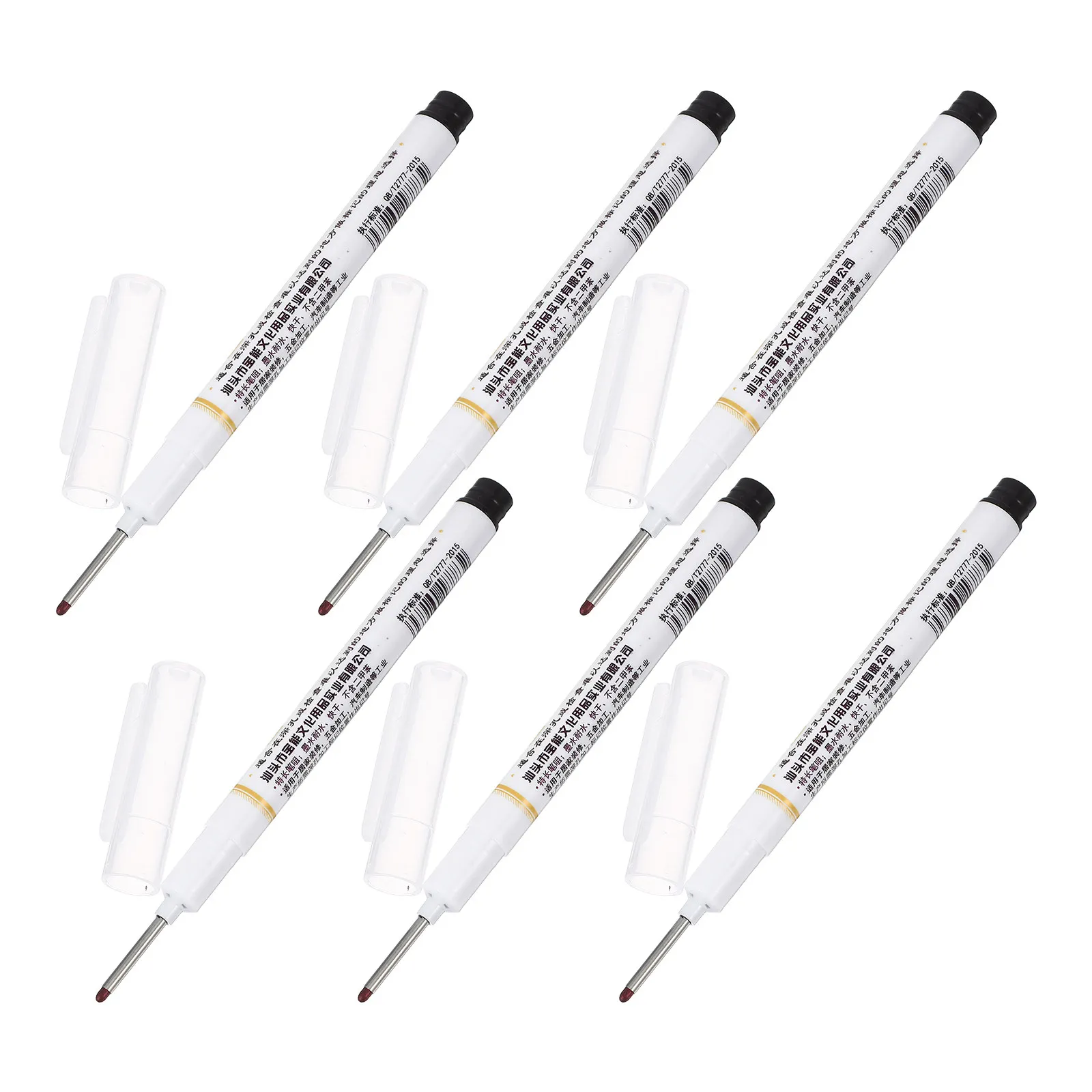 6Pcs Long Tip Construction Marker Pens Woodworking Deep Hole Marking Pens Precision Ink Fade Resistant Marking Pen
6Pcs Long Tip Construction Marker Pens Woodworking Deep Hole Marking Pens Precision Ink Fade Resistant Marking Pen