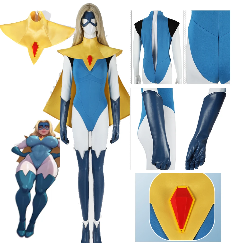 Luxury 2026 Blonde Blazer Mandy Cosplay Costume Women's Game Outfit Halloween Roleplay Disfraz Party Jumpsuit Cape No Shoes
Luxury 2026 Blonde Blazer Mandy Cosplay Costume Women's Game Outfit Halloween Roleplay Disfraz Party Jumpsuit Cape No Shoes