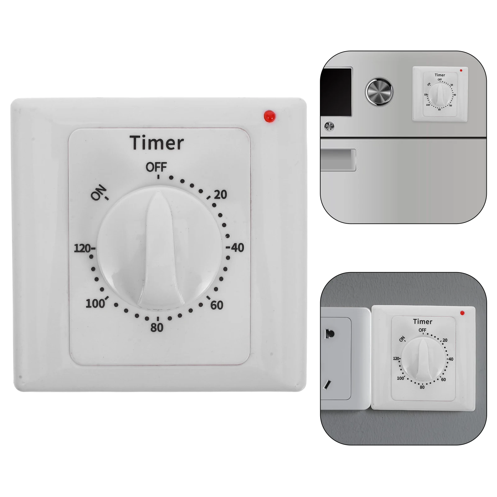 Electric Timer Switch for Lights Indoor Wall Mounted Timer Control Switch for Electrical Outlets Bathroom Exhaust Fan Kitchen
Electric Timer Switch for Lights Indoor Wall Mounted Timer Control Switch for Electrical Outlets Bathroom Exhaust Fan Kitchen