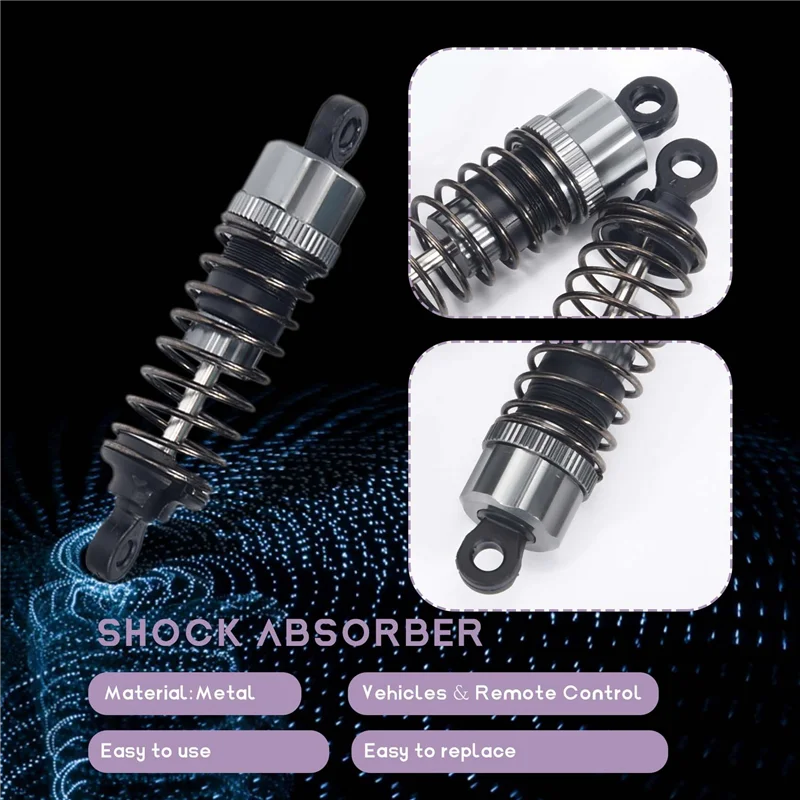 Металлический амортизатор MYMF-4 шт. для HBX HAIBOXING 901 901A 903 903A 905 905A 1/12, обновления радиоуправляемого автомобиля, запчасти, запасные аксессуары
Металлический амортизатор MYMF-4 шт. для HBX HAIBOXING 901 901A 903 903A 905 905A 1/12, обновления радиоуправляемого автомобиля, запчасти, запасные аксессуары
