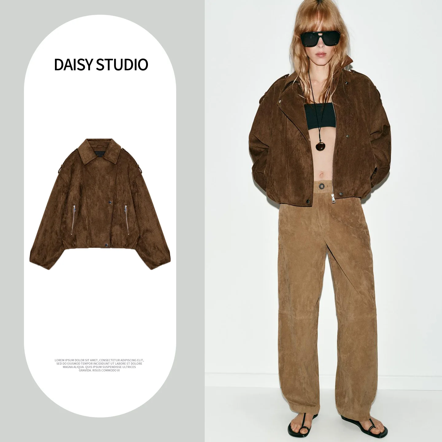 Spring New Women's Biker Style Jacket Outerwear Long Sleeve Faux Fur Lapel Oversized Motorcycle Coat Polyester Fiber Zipper C...
Spring New Women's Biker Style Jacket Outerwear Long Sleeve Faux Fur Lapel Oversized Motorcycle Coat Polyester Fiber Zipper C...
