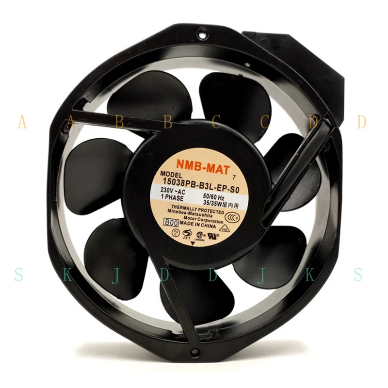 M New NMB-MAT 15038PB-B3L-EP-S0 AC230V 35W Cooling Fan
M New NMB-MAT 15038PB-B3L-EP-S0 AC230V 35W Cooling Fan