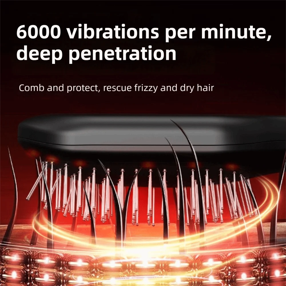 Multi-Function Red Light Spray Massage Comb Anti-Frizz Large Tank Portable Electric Spray Hair Brush Hair Growth Scalp Nourish
Multi-Function Red Light Spray Massage Comb Anti-Frizz Large Tank Portable Electric Spray Hair Brush Hair Growth Scalp Nourish