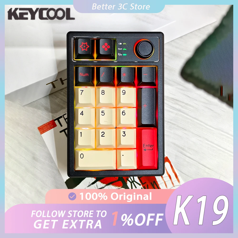 Мини-клавиатура KEYCOOL K19, многофункциональная портативная механическая клавиатура с тремя режимами, функция горячей замены, RGB, с ручками, для геймеров и офисов
Мини-клавиатура KEYCOOL K19, многофункциональная портативная механическая клавиатура с тремя режимами, функция горячей замены, RGB, с ручками, для геймеров и офисов
