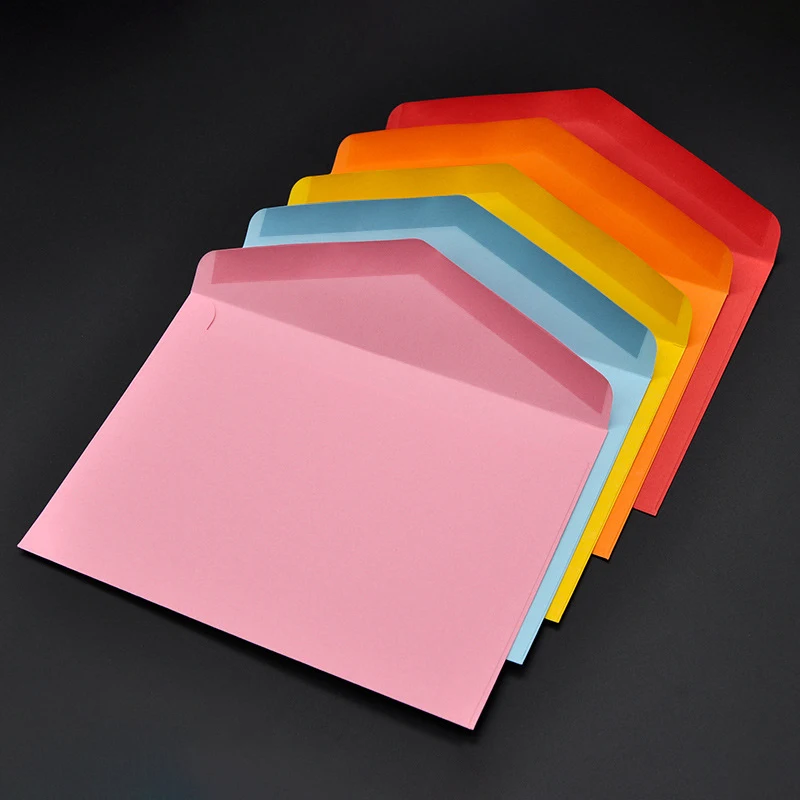 50Pcs Western style Blank Colorful Paper Envelopes Wedding Party Invitation Envelope Greeting Cards Gift Envelope Support Print
50Pcs Western style Blank Colorful Paper Envelopes Wedding Party Invitation Envelope Greeting Cards Gift Envelope Support Print