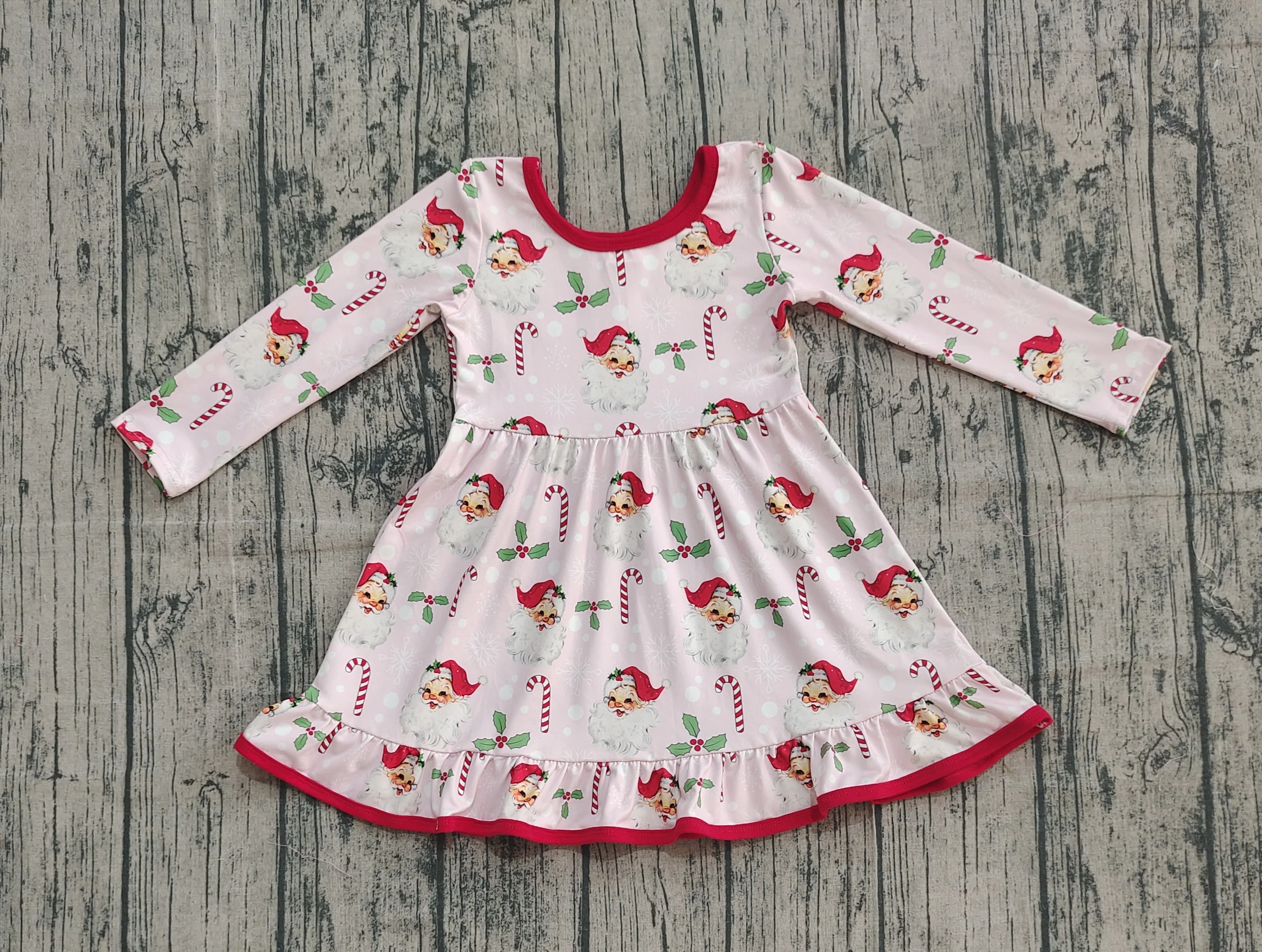 Z929-15 GLD1251 Kids Girls Clothes Long Sleeve Santa Print Baby Christmas Dress
Z929-15 GLD1251 Kids Girls Clothes Long Sleeve Santa Print Baby Christmas Dress