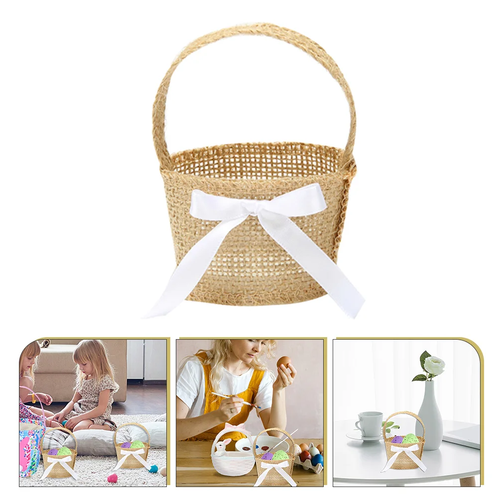 6 Pcs Gift Basket Mini Woven Fruits Storage Easter Egg Heart-shaped Linen Child
6 Pcs Gift Basket Mini Woven Fruits Storage Easter Egg Heart-shaped Linen Child