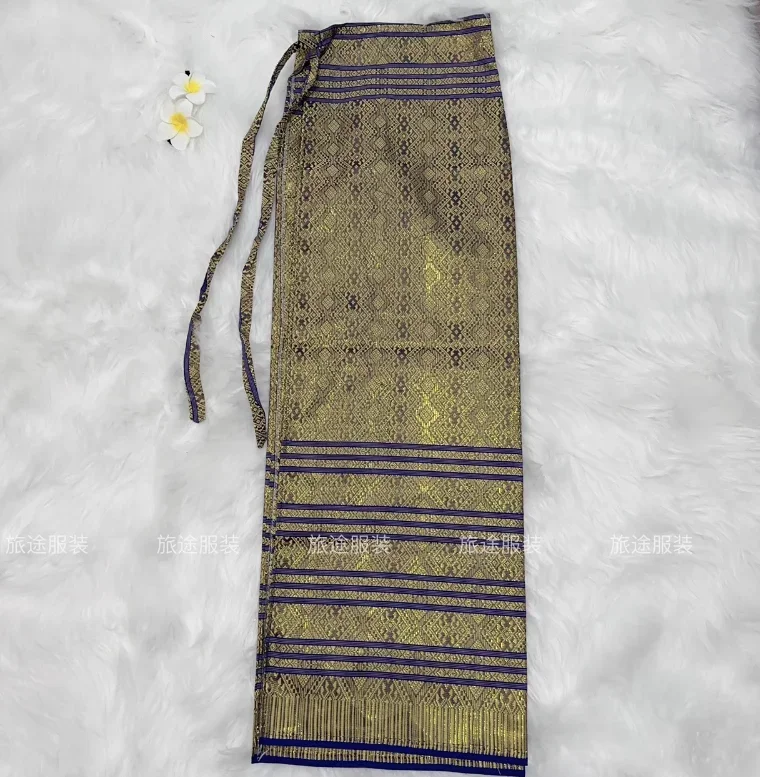 Thai Imported Silk Soft Fabric Wrapped Skirt Dai One-piece Skirt High Waisted skirt
Thai Imported Silk Soft Fabric Wrapped Skirt Dai One-piece Skirt High Waisted skirt