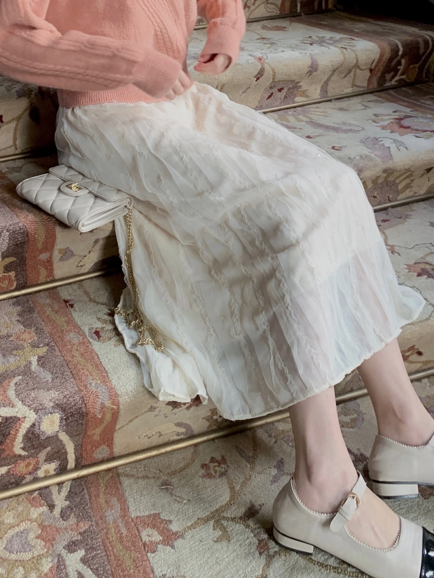 Whysocold High Waist A-Line Midi Skirt Gentle White Fairy T Design Sensation f-length Veil Long Skirts for Women
Whysocold High Waist A-Line Midi Skirt Gentle White Fairy T Design Sensation f-length Veil Long Skirts for Women