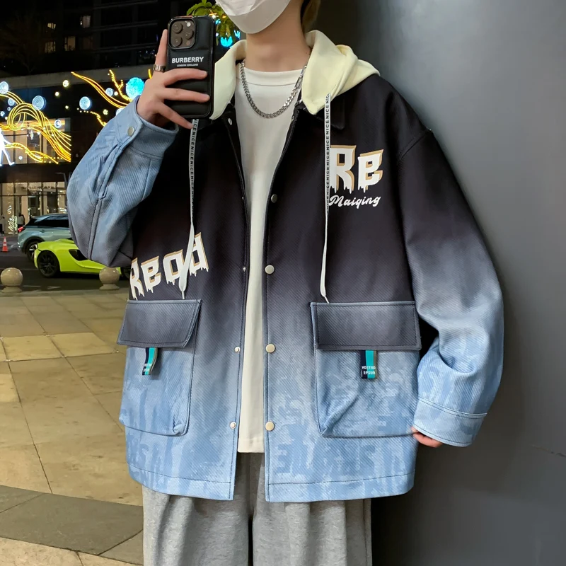 New 2024 Spring Autumn Men's Hip Hop Streetwear Hooded Jackets Casual Loose Coats Youth Harajuku Zipper Windbreaker Top Clothing
New 2024 Spring Autumn Men's Hip Hop Streetwear Hooded Jackets Casual Loose Coats Youth Harajuku Zipper Windbreaker Top Clothing