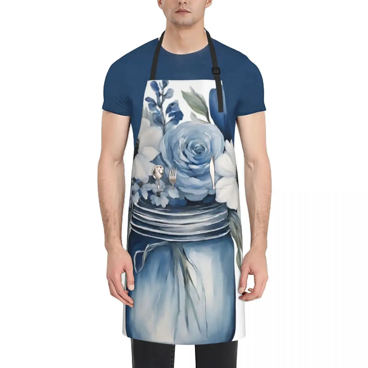 A jar of flowers, blue and white colour Apron Men kitchen Kitchen Items Sexy Women's Dresses Apron
A jar of flowers, blue and white colour Apron Men kitchen Kitchen Items Sexy Women's Dresses Apron