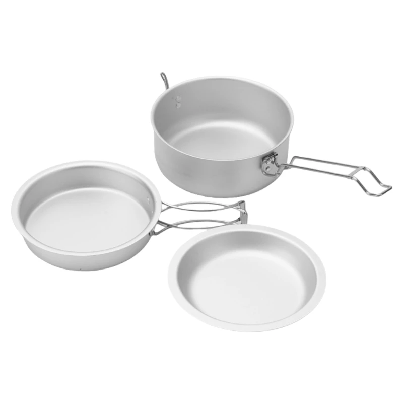 Portable Camping Pots Outdoor Cooking Pots Frypan Bowl Aluminum Camping Cookware for Camping, Hiking, Enduring
Portable Camping Pots Outdoor Cooking Pots Frypan Bowl Aluminum Camping Cookware for Camping, Hiking, Enduring