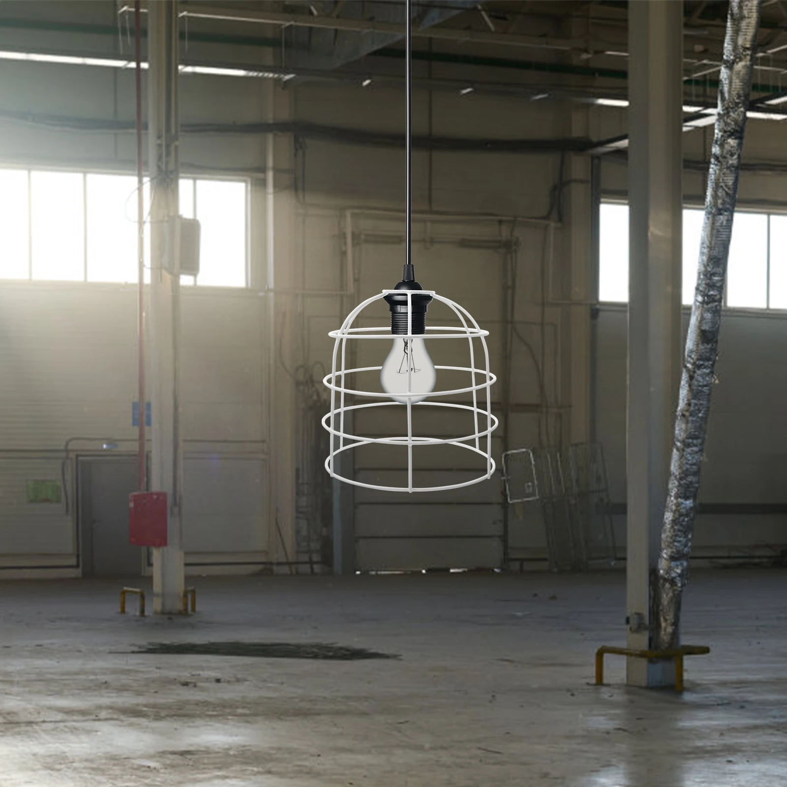 Durable Metal Lamp Shade Frame Explosion-Proof Iron Wire Lampshade Ring Guard for DIY Pendant Ceiling Lamp Vintage Bulb Guard
Durable Metal Lamp Shade Frame Explosion-Proof Iron Wire Lampshade Ring Guard for DIY Pendant Ceiling Lamp Vintage Bulb Guard