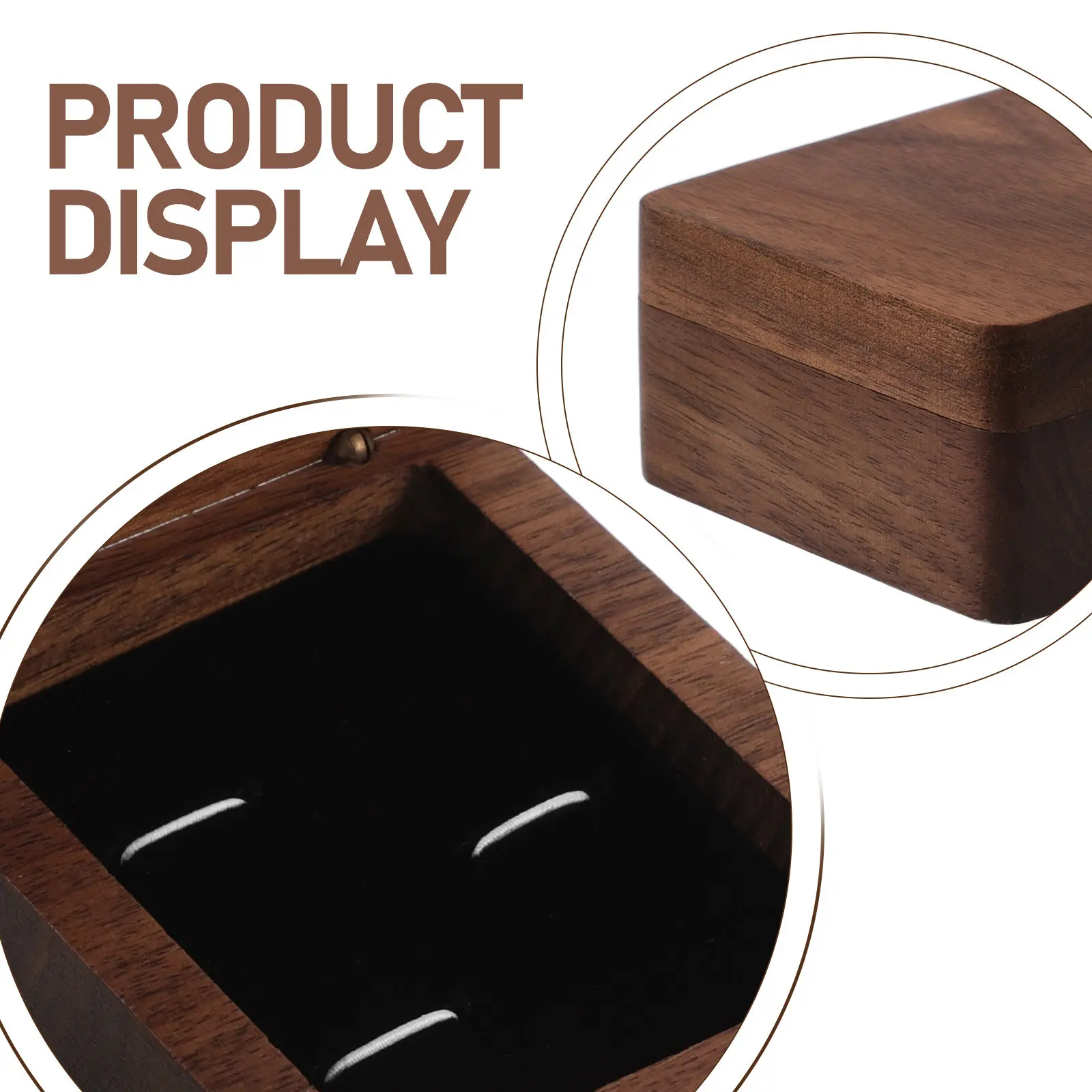 Wooden Cufflink Box Organizer Walnut Jewelry Case Tie Clip Storage Box Portable Small Display Holder for Men Business Travel
Wooden Cufflink Box Organizer Walnut Jewelry Case Tie Clip Storage Box Portable Small Display Holder for Men Business Travel