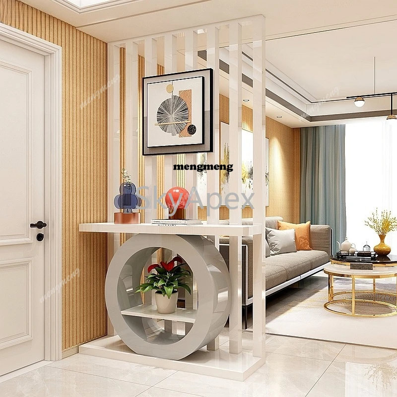 Modern Simple Nordic Light Luxury Lacquered Entrance Partition Integrated Cabinet Feng Shui Screen Living Room High Quality
Modern Simple Nordic Light Luxury Lacquered Entrance Partition Integrated Cabinet Feng Shui Screen Living Room High Quality