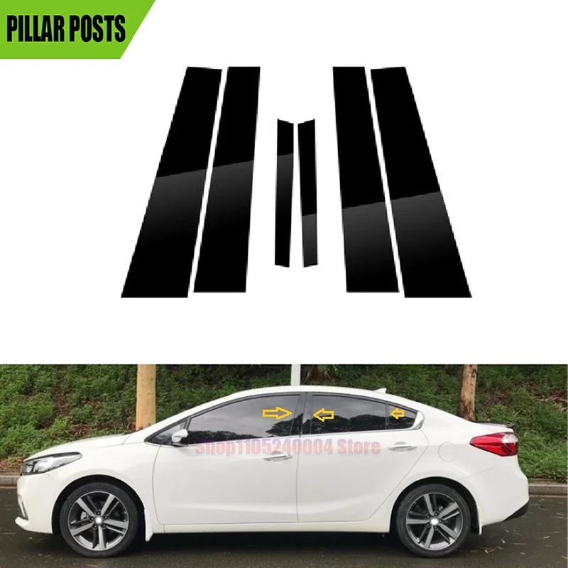 6PCS Glossy Black Pillar Posts Fit For Kia Cerato k3 2014 2015 2016 2017 2018 Car Door Side Window Decal Trim Cover Accessories
6PCS Glossy Black Pillar Posts Fit For Kia Cerato k3 2014 2015 2016 2017 2018 Car Door Side Window Decal Trim Cover Accessories