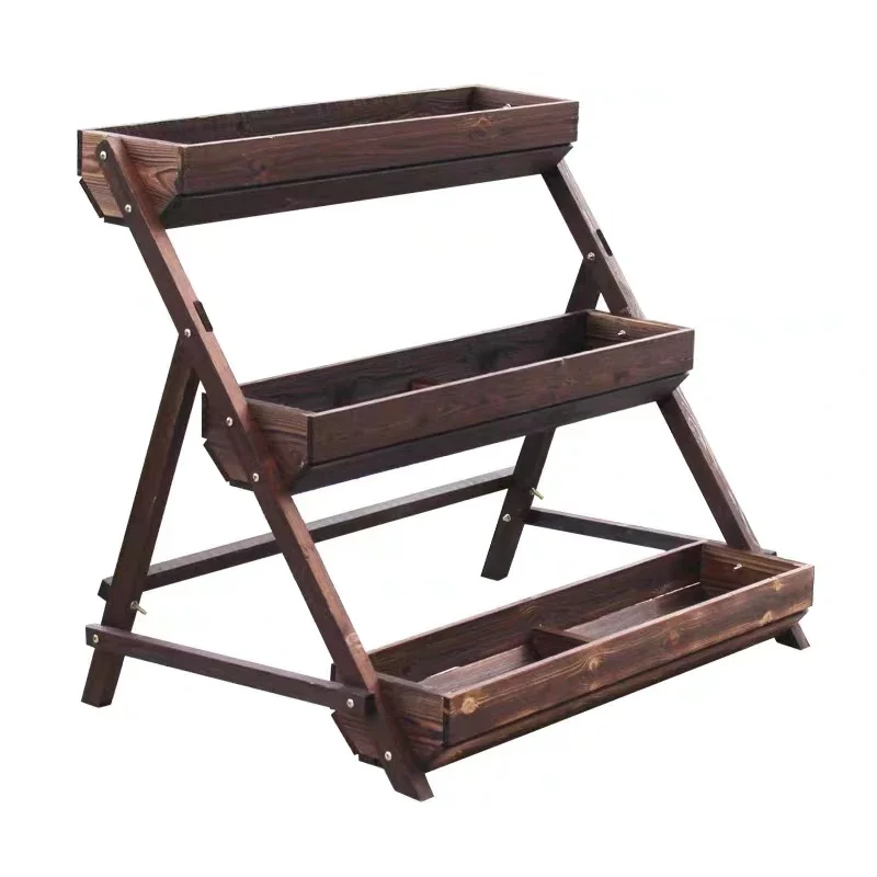 Carbonized multi-layer flower stand Balcony Solid wood flower box Flower pot Outdoor floor ladder shelf Garden planting box
Carbonized multi-layer flower stand Balcony Solid wood flower box Flower pot Outdoor floor ladder shelf Garden planting box