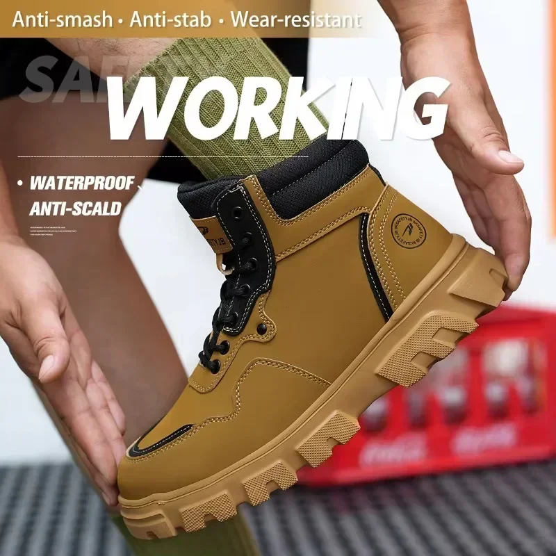 2025 New Men's Steel Toe Safety Boots - Waterproof, Anti-Smash, Indestructible Work Sneakers for Heavy Duty & Construction
2025 New Men's Steel Toe Safety Boots - Waterproof, Anti-Smash, Indestructible Work Sneakers for Heavy Duty & Construction