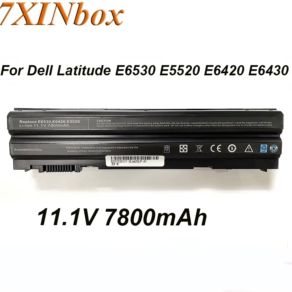 7XINbox E6530 E6430 E5430 11.1V 7800mAh Laptop Battery For Dell Latitude E5520M E5420 E6120 E6520 E6420 For Vostro 3560 8858X
7XINbox E6530 E6430 E5430 11.1V 7800mAh Laptop Battery For Dell Latitude E5520M E5420 E6120 E6520 E6420 For Vostro 3560 8858X