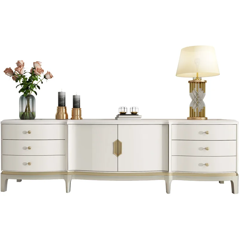 American TV cabinet Modern light luxury solid wood living room French designer Meijia furniture American storage video cabinet
American TV cabinet Modern light luxury solid wood living room French designer Meijia furniture American storage video cabinet