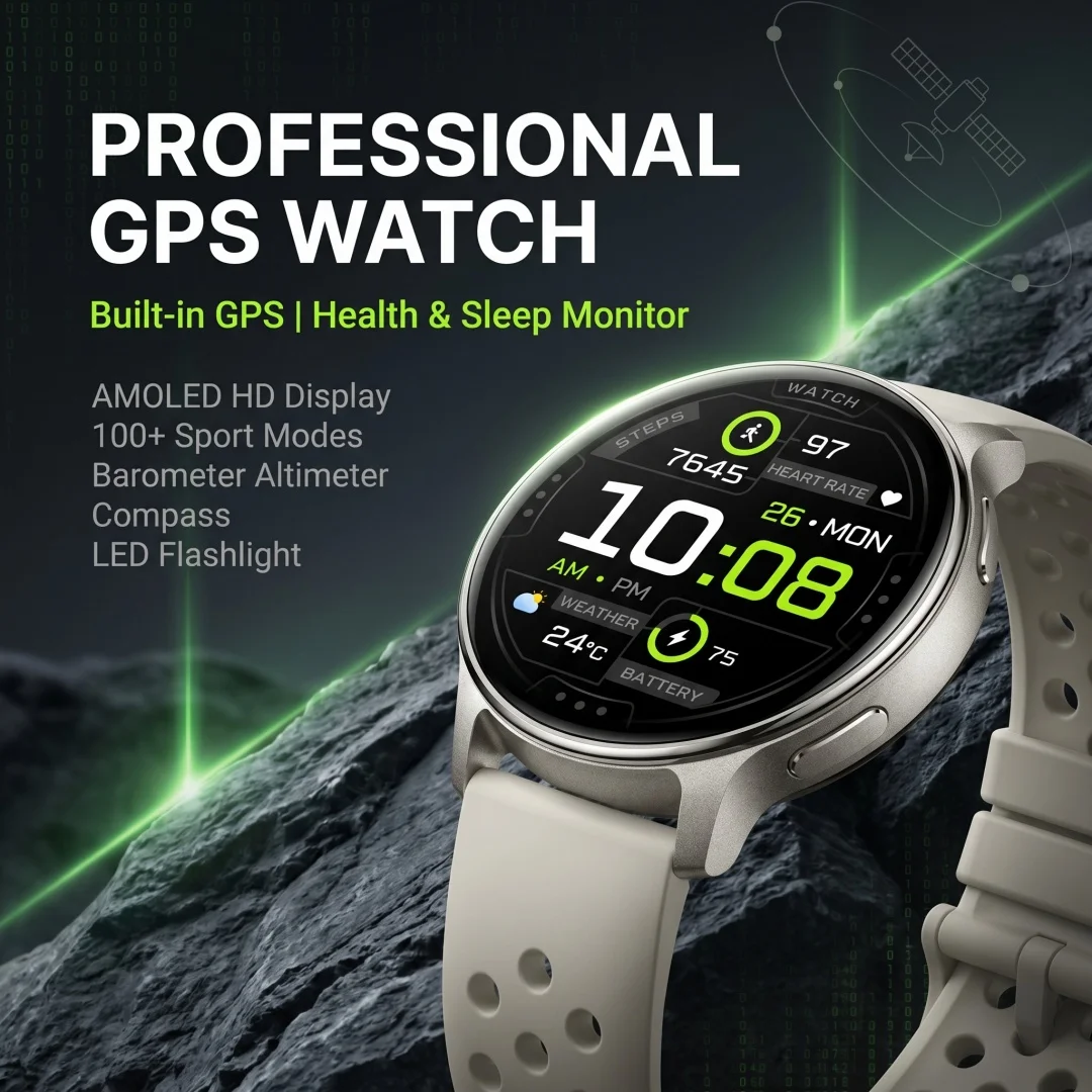 New Smart Watch Men GPS AMOLED Screen Bluetooth Call Heart Rate Sleep Monitor Pedometer Sport Fitness Waterproof IP68 for Active
New Smart Watch Men GPS AMOLED Screen Bluetooth Call Heart Rate Sleep Monitor Pedometer Sport Fitness Waterproof IP68 for Active