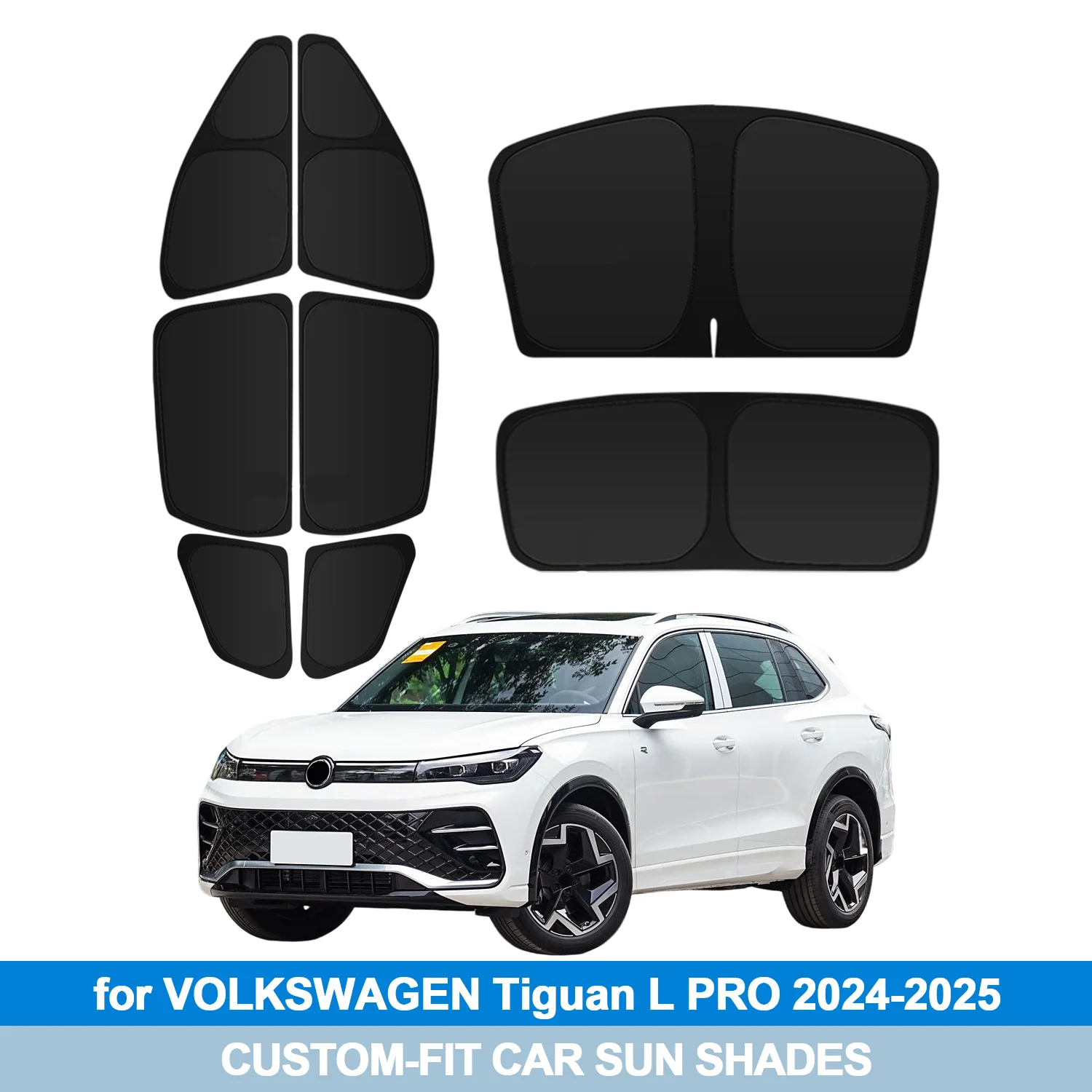 For VOLKSWAGEN Tiguan L PRO 2024-2025 Windshield Sun Shade Side Window Shades Cover Sun Visor Shield Privacy Protection
For VOLKSWAGEN Tiguan L PRO 2024-2025 Windshield Sun Shade Side Window Shades Cover Sun Visor Shield Privacy Protection