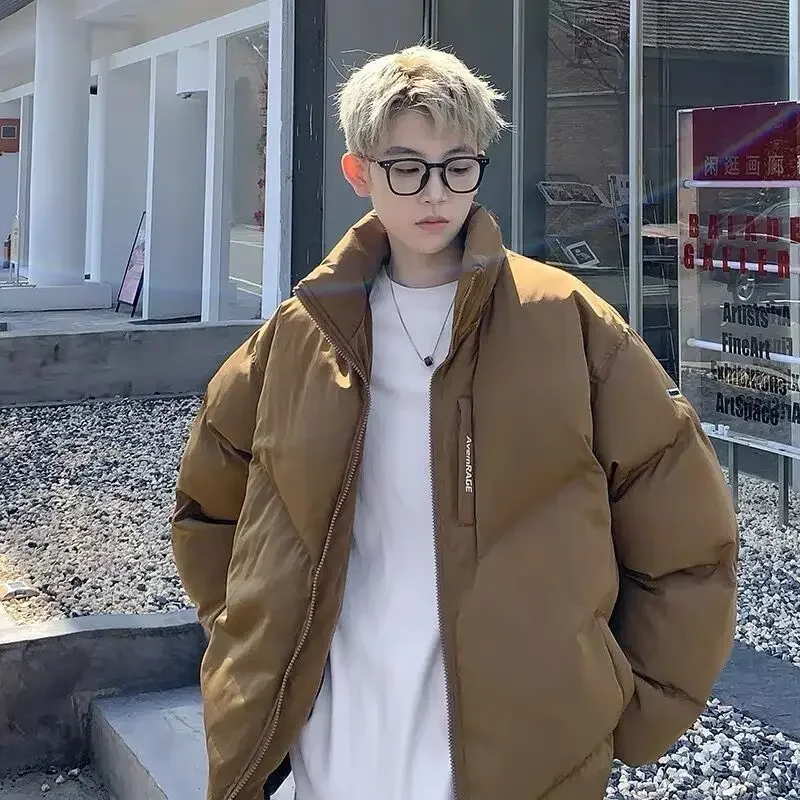 Stand Collar Warm Jacket Man Solid Color Thick Deals Harajuku Stylish Winter Coat for Men Luxury Padding New In Y2k Aesthetic
Stand Collar Warm Jacket Man Solid Color Thick Deals Harajuku Stylish Winter Coat for Men Luxury Padding New In Y2k Aesthetic