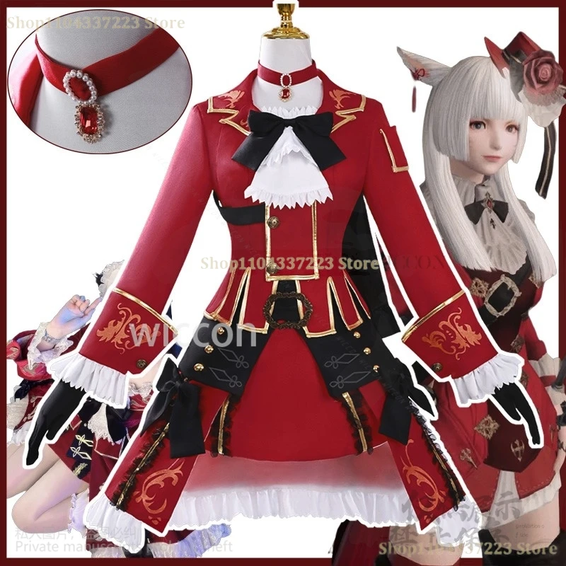 Игра Final XIV FF14 Shadowbringers косплей Red Mage школьная форма фэнтезийное платье для Хэллоуина, Рождественской вечеринки по индивидуальному заказу
Игра Final XIV FF14 Shadowbringers косплей Red Mage школьная форма фэнтезийное платье для Хэллоуина, Рождественской вечеринки по индивидуальному заказу