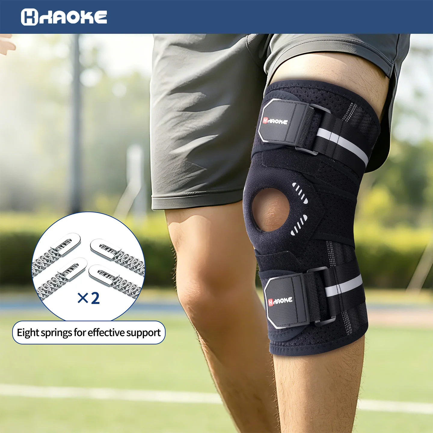 Knee Brace with 8-Spring Support, Lightweight Breathable Knee Sleeve for Sprain Recovery, Basketball & Daily Use
Knee Brace with 8-Spring Support, Lightweight Breathable Knee Sleeve for Sprain Recovery, Basketball & Daily Use