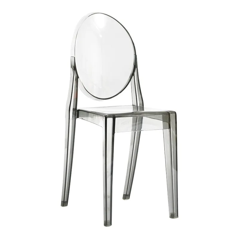 Nordic dining chair light plastic transparent household modern simple thickened cafe
Nordic dining chair light plastic transparent household modern simple thickened cafe