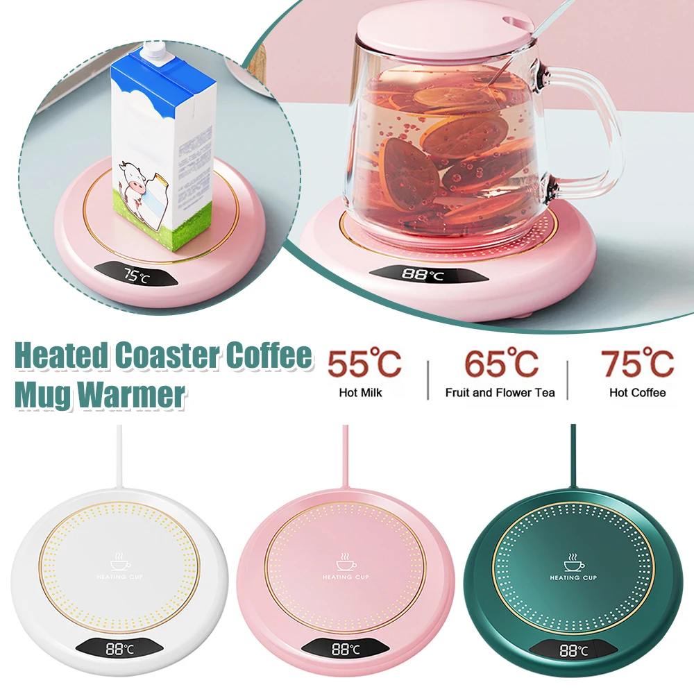 Coffee Mug Warmer 3 Temperature Setting Heating Plate Thermostat Coaster Smart Coffee Cup Warmer for Travel Office Desk Home Use
Coffee Mug Warmer 3 Temperature Setting Heating Plate Thermostat Coaster Smart Coffee Cup Warmer for Travel Office Desk Home Use