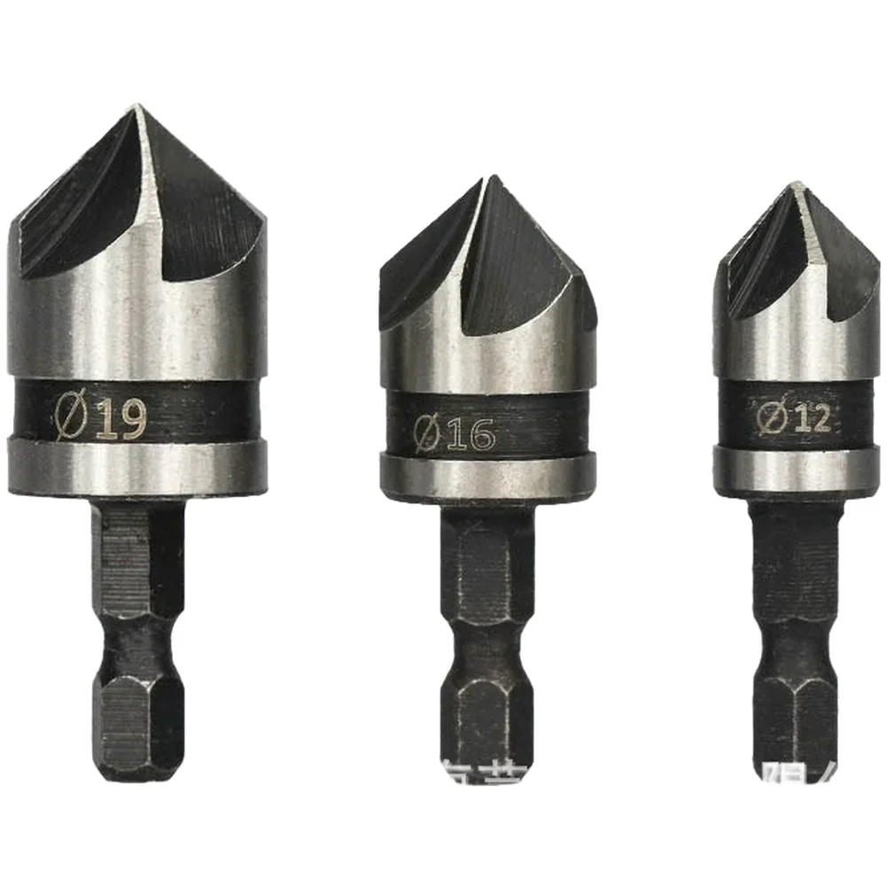 3 шт., сверла с фаской 12/16/19 мм, 5 канавок, сверла с зенковкой, деревообрабатывающее сверление для электроинструментов, сверла
3 шт., сверла с фаской 12/16/19 мм, 5 канавок, сверла с зенковкой, деревообрабатывающее сверление для электроинструментов, сверла