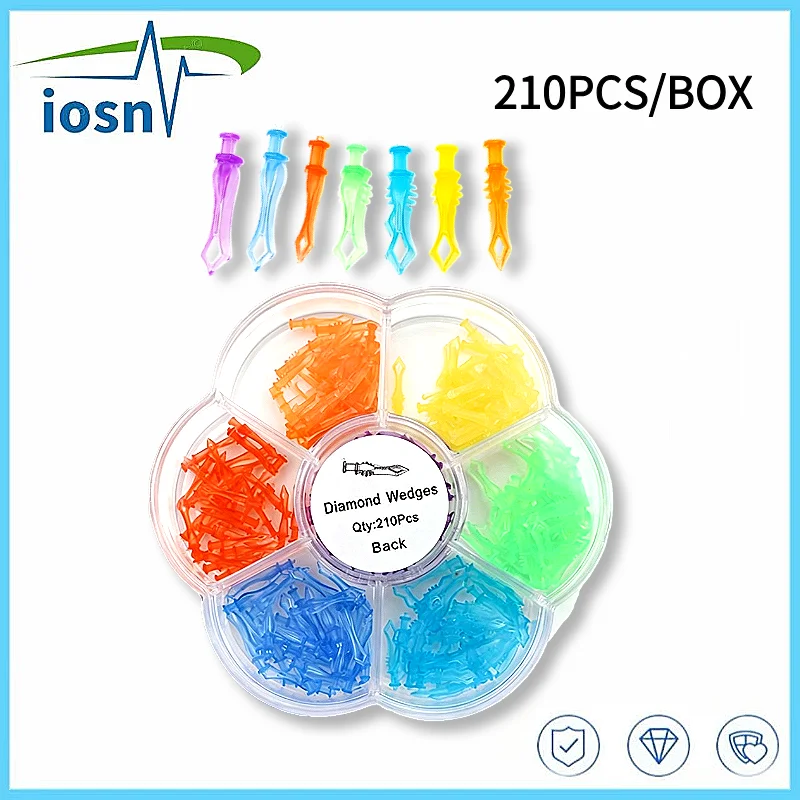 Dental Teeth Gap Treatment Tools, 210Pcs Plastic Diamond Wedges Disposable & Autoclavable
Dental Teeth Gap Treatment Tools, 210Pcs Plastic Diamond Wedges Disposable & Autoclavable