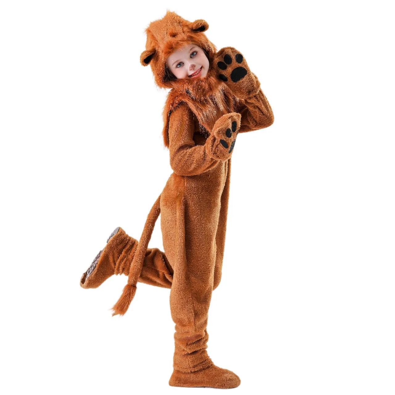 New Halloween Costume Cute Little Lion Animal Fur Outfit Children's Day Stage Performance Clothes Role-playing Apparel
New Halloween Costume Cute Little Lion Animal Fur Outfit Children's Day Stage Performance Clothes Role-playing Apparel