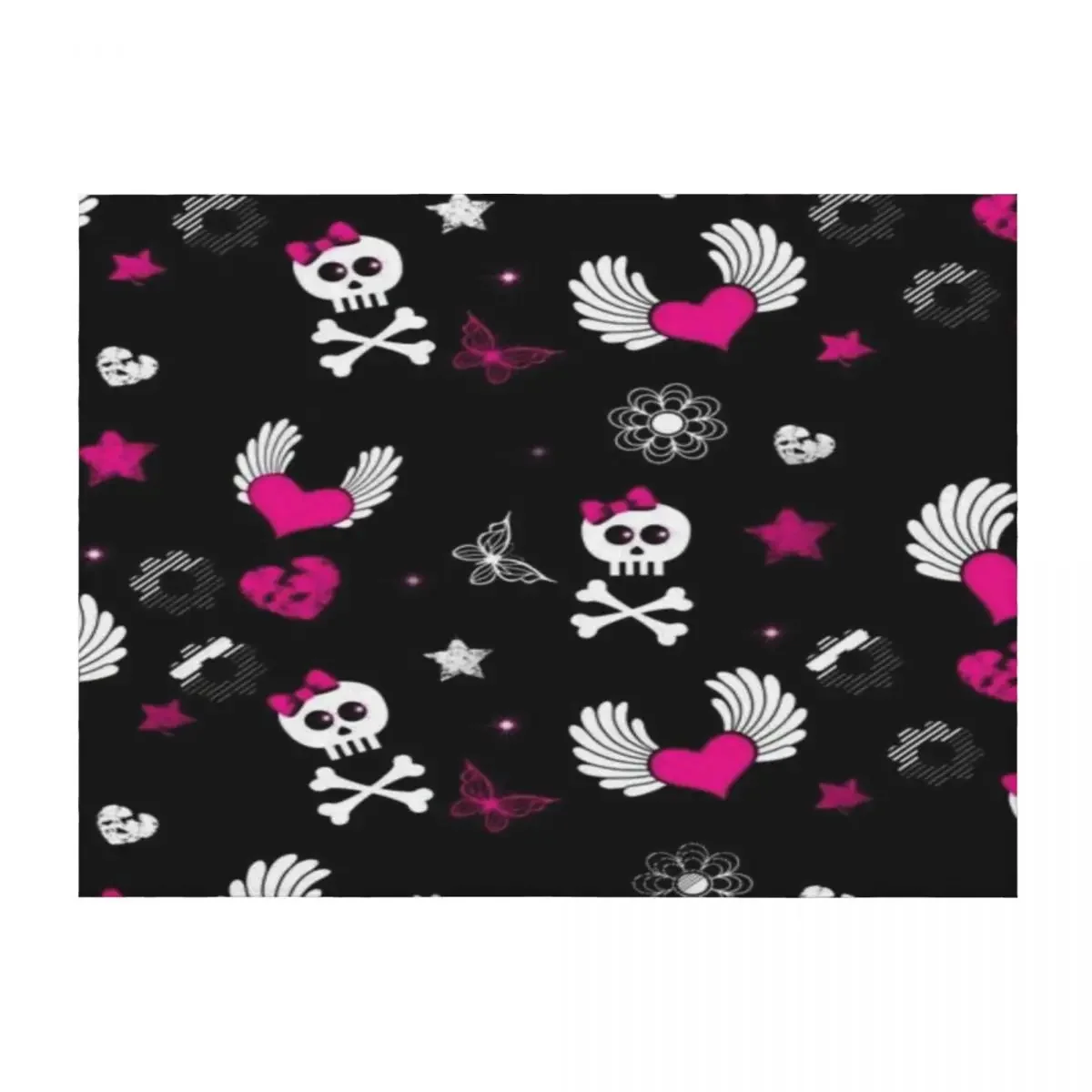 Cute Emo Goth Skulls Art Throw Blanket Bed covers Beach bed plaid Soft Blankets
Cute Emo Goth Skulls Art Throw Blanket Bed covers Beach bed plaid Soft Blankets