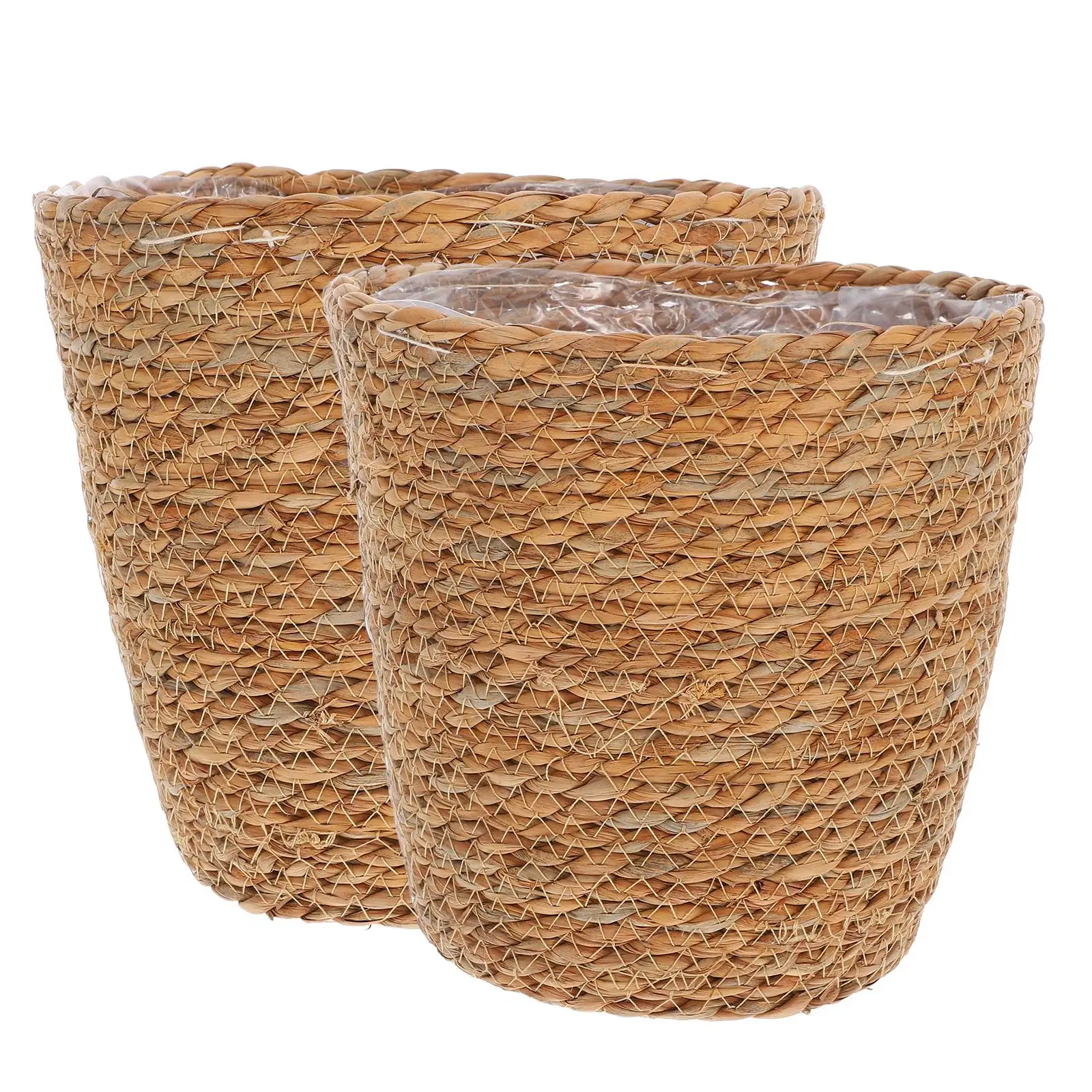 2pcs Seagrass Planter Pots Woven Basket Retro Style Decor Storage Container Durable Plant Pot
2pcs Seagrass Planter Pots Woven Basket Retro Style Decor Storage Container Durable Plant Pot