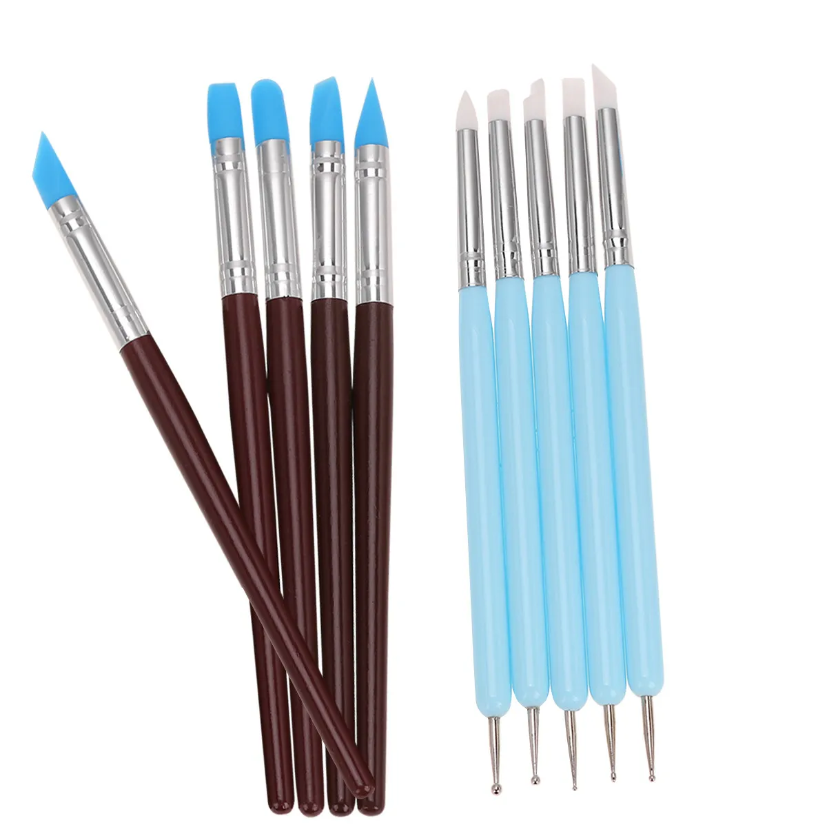 1 Set of 10Pcs Silicone Nail Art Dotting Pen Carving Tools Nail Liner Painting Pen Nail Art Accessories (Assorted Color)
1 Set of 10Pcs Silicone Nail Art Dotting Pen Carving Tools Nail Liner Painting Pen Nail Art Accessories (Assorted Color)