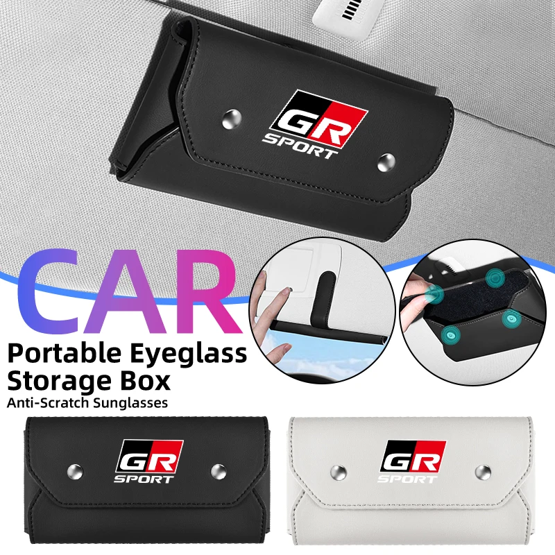 Car Sun Visor Glasses Case Leather Sunglasses Box Eyeglasses Holder For Toyota Corolla Yaris Aygo Prius RAV4 CHR Camry Auris
Car Sun Visor Glasses Case Leather Sunglasses Box Eyeglasses Holder For Toyota Corolla Yaris Aygo Prius RAV4 CHR Camry Auris