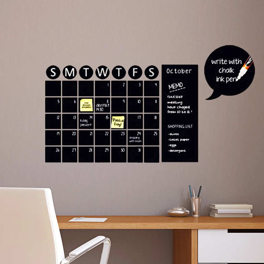 1 Sheet Blackboard Sticker Removable Pvc Adhesive For Office Home School Wall Decal Chalkboard Shape Sticker Household Decor
1 Sheet Blackboard Sticker Removable Pvc Adhesive For Office Home School Wall Decal Chalkboard Shape Sticker Household Decor
