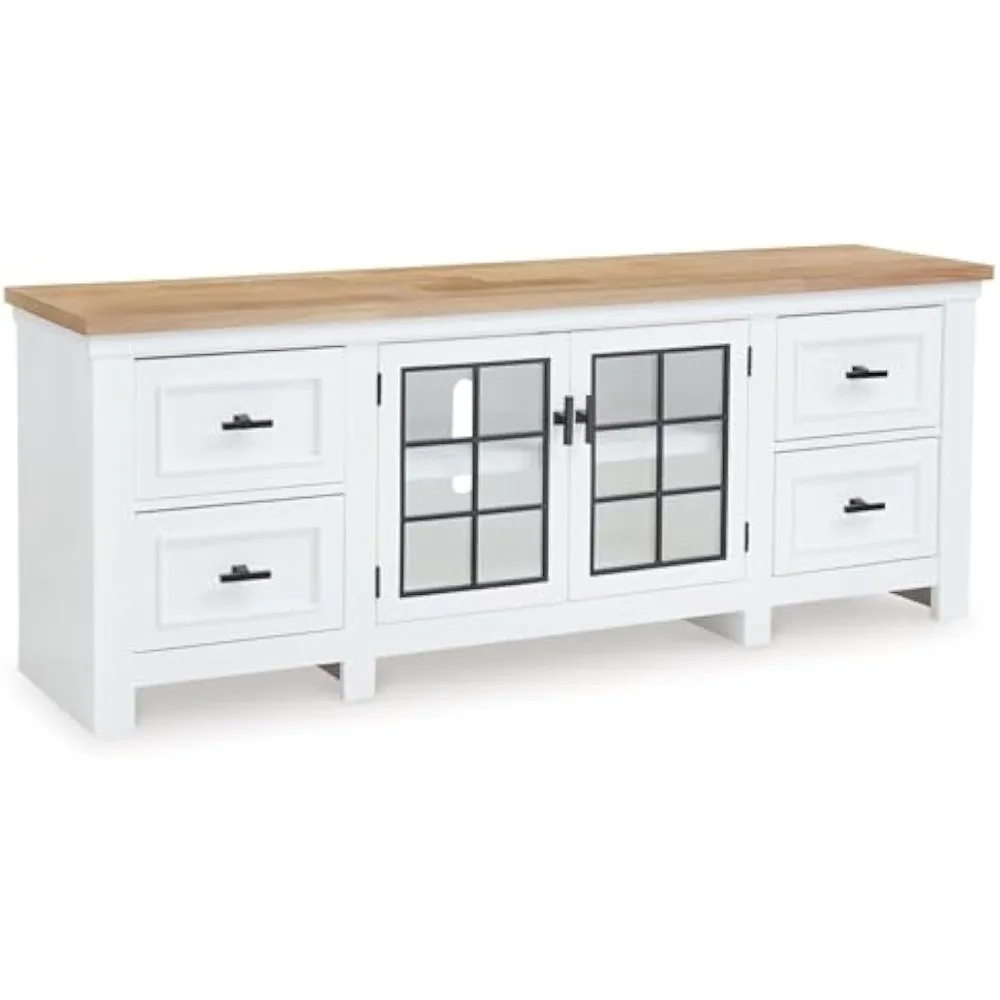 TV stand for TVs , 4 drawers, adjustable shelves, cabinets, cord openings
TV stand for TVs , 4 drawers, adjustable shelves, cabinets, cord openings