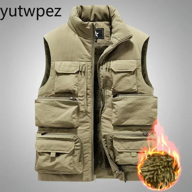 Fishing Hunting Warm Fleece Work Sleeveless Slim Fit Windbreaker Outdoor Hiking Cycling Camping Fashion Pocket Jacket Men Winter
Fishing Hunting Warm Fleece Work Sleeveless Slim Fit Windbreaker Outdoor Hiking Cycling Camping Fashion Pocket Jacket Men Winter
