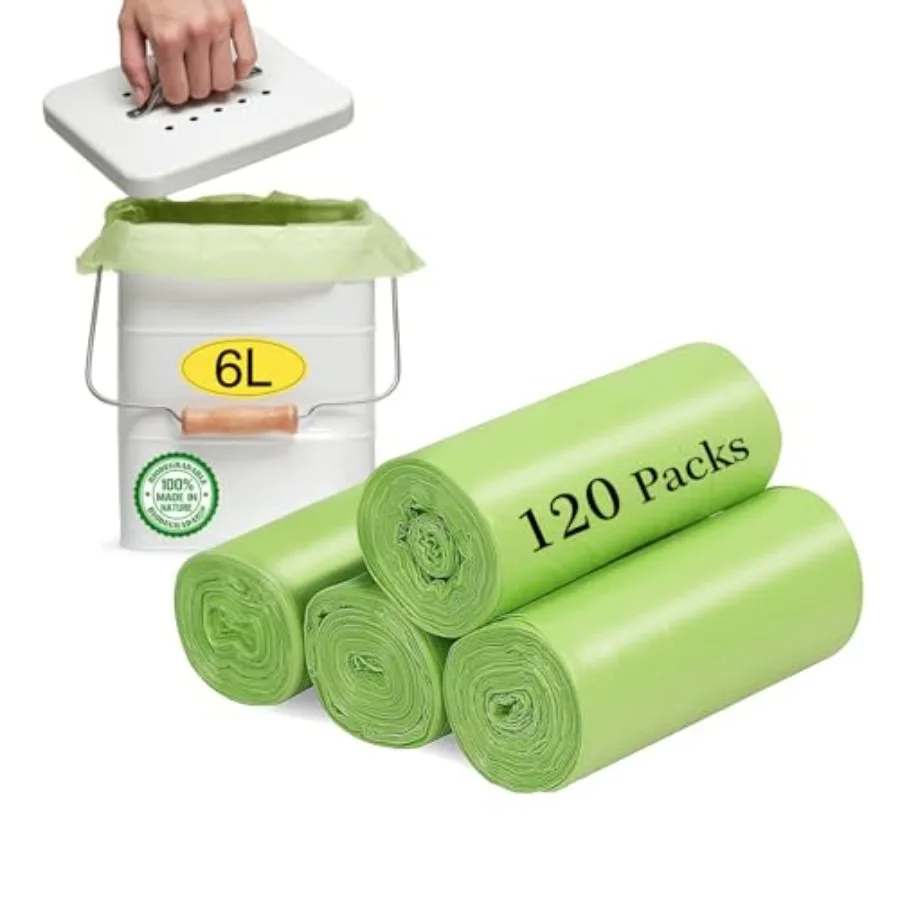 Small Trash Bags 1.2 Gallon 5L - 120 Counts Garbage Bags, Unscented Compost Bags for Bathroom, Office and Dorm
Small Trash Bags 1.2 Gallon 5L - 120 Counts Garbage Bags, Unscented Compost Bags for Bathroom, Office and Dorm