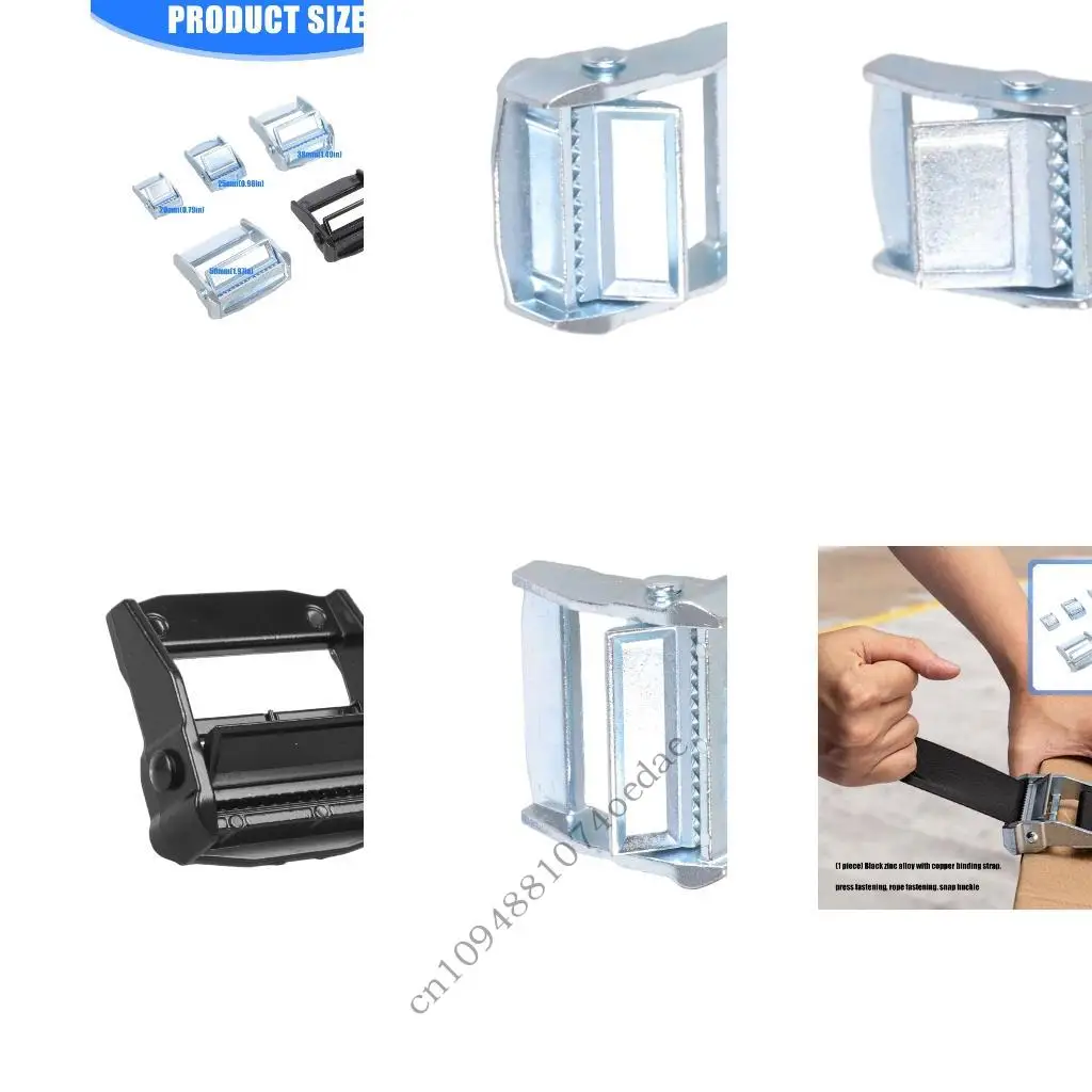 Zinc Alloy Press Lock Buckle For Marine Rope Fastening Heavy Duty Corrosion Resistant Webbing Tensioner Tie Down Buckle
Zinc Alloy Press Lock Buckle For Marine Rope Fastening Heavy Duty Corrosion Resistant Webbing Tensioner Tie Down Buckle