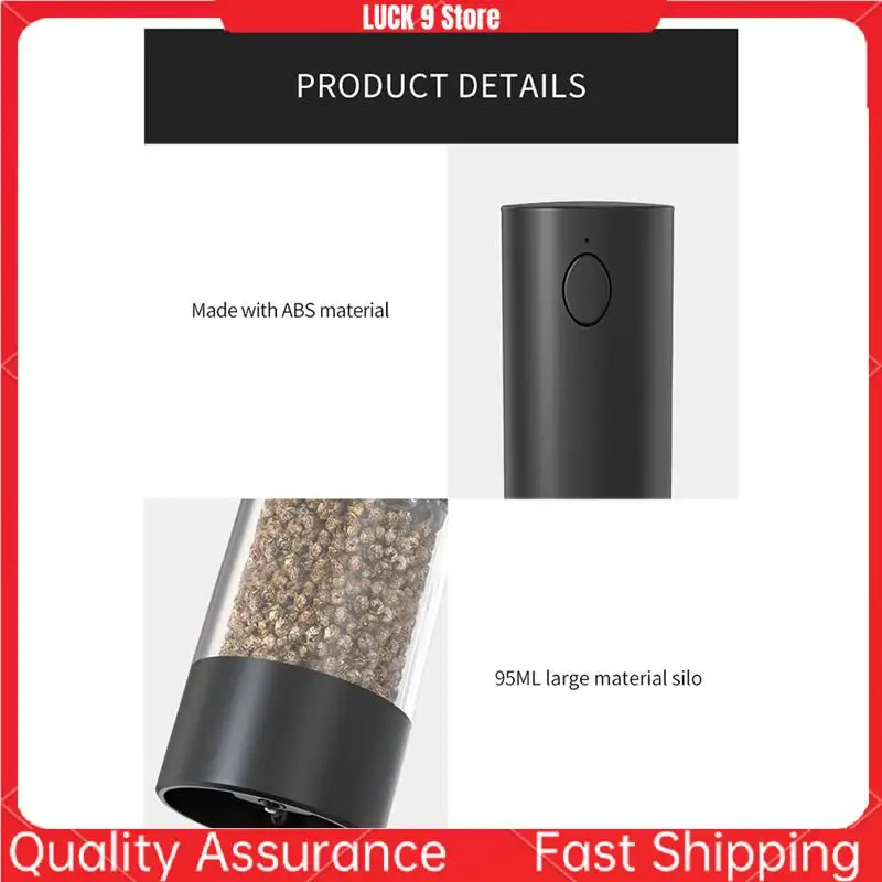 Electric Pepper Grinder Stainless Steel Salt And Pepper Grinder USB Rechargeable Adjustable Coarseness Kitchen Tool-AB52
Electric Pepper Grinder Stainless Steel Salt And Pepper Grinder USB Rechargeable Adjustable Coarseness Kitchen Tool-AB52